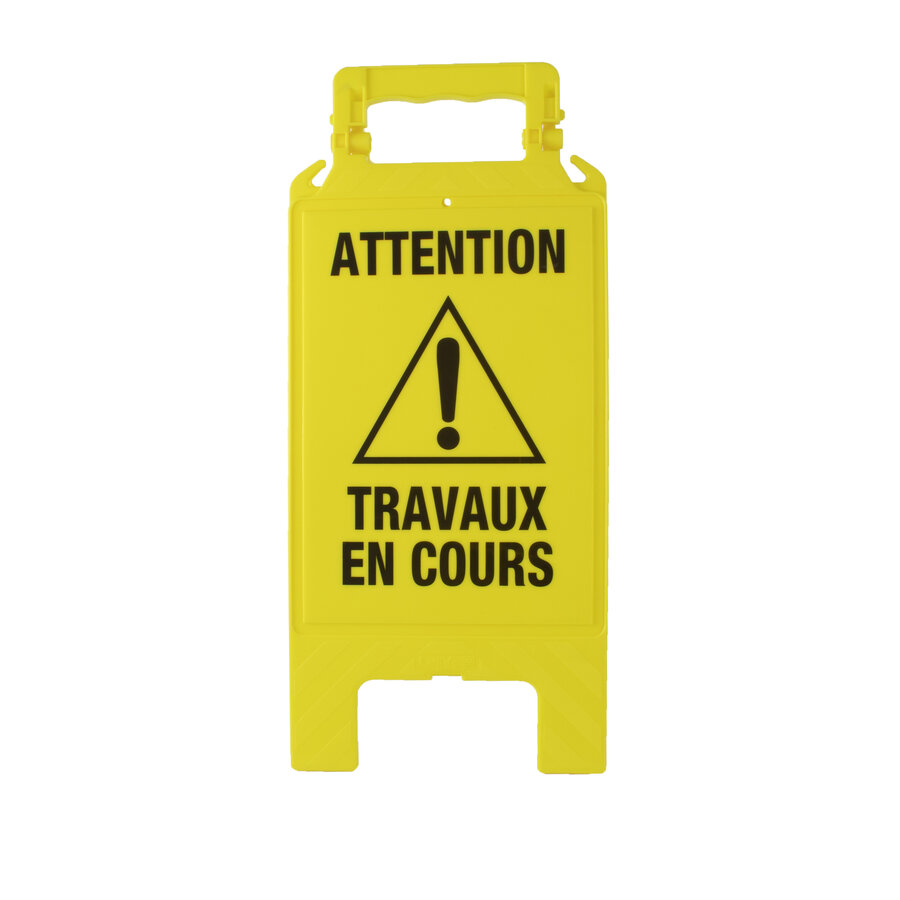 Chevalet de signalisation "Travaux en cours"-3