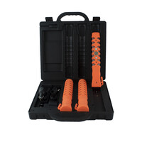 thumb-Koffer met 3 LED toortslampen (seinlampen) - oranje - oplaadbaar-4