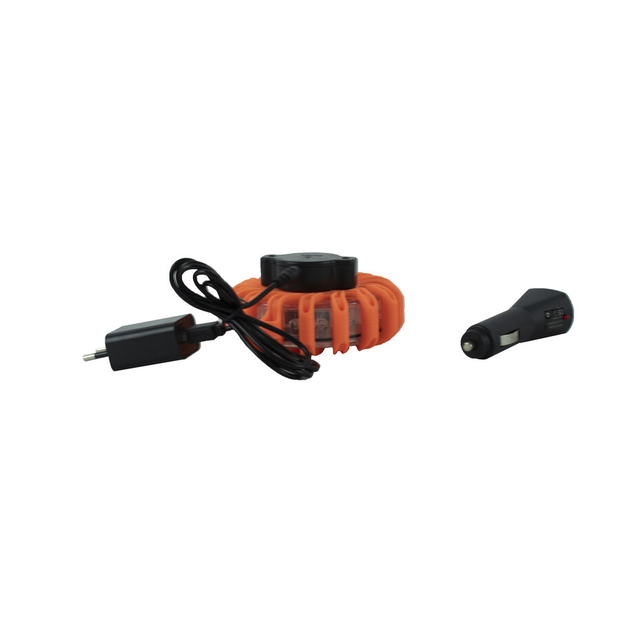 Lampe de détresse orange - magnétique et rechargeable-3