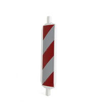 thumb-Balise de chantier Type 2 A+ B - 250 x 1000 mm - CHEVRONS - 60x60 mm-6