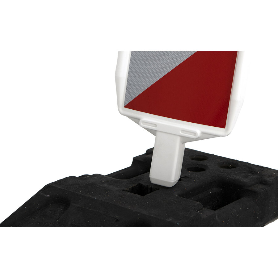 Balise de chantier Type 2 A+B + RA2 - 250 x 1000 mm - CHEVRONS/ARROW - (60x60 mm)-3