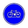 Bord D7: Verplichting om het fietspad te gebruiken - Dia 400