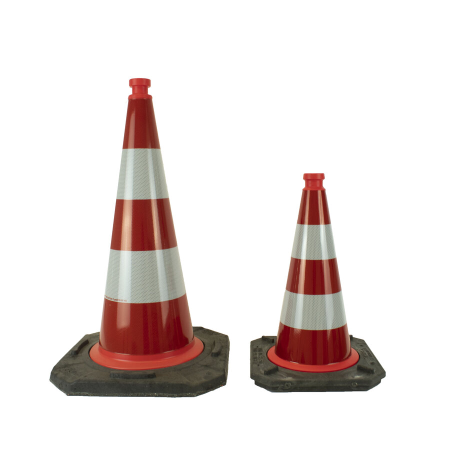 Cône de signalisation  entièrement réfléchissant -  75 cm-4