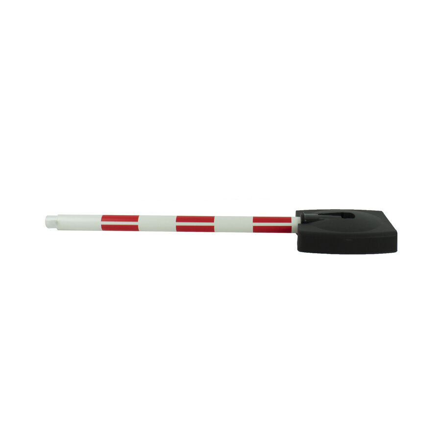 Poteau PVC "Bi-pose" 90 cm rouge / blanc4 kg-3