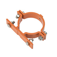 thumb-Attache en aluminium - Ø 76 mm - Orange-1