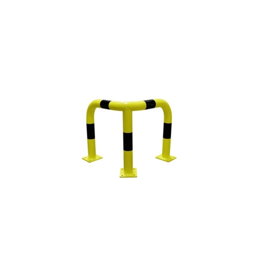 Arceau de protection d'angle - 600 x 600 x 350 -Jaune/noir-4