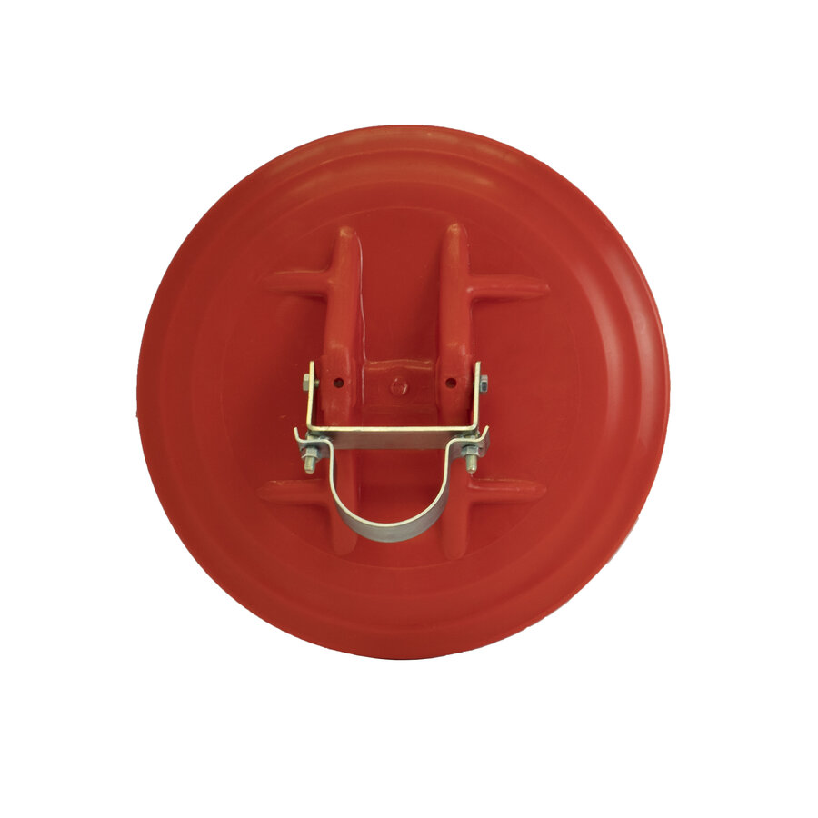 Rond miroir de circulation 'UNIVERSAL' Ø400 mm avec cadre rouge-2