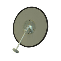 thumb-Veiligheidsspiegel - Anti diefstal - Rond 600 mm zwarte kader-2