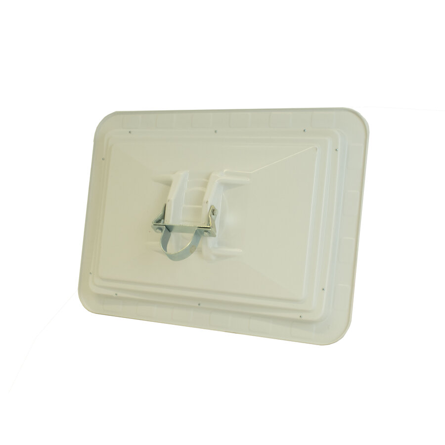 Miroir de circulation 'TRAFFIC DELUXE' 400 x 600 mm - rouge/blanc-2