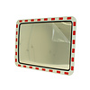 Miroir de circulation 'TRAFFIC DELUXE' 600 x 800 mm - rouge/blanc