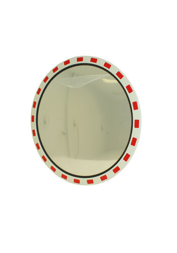 Miroir de circulation 'TRAFIC DELUXE' 800 mm - rouge/blanc 