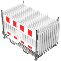 thumb-Werfhek Euro Barrier - wit-rood - 1100 x 2100 mm-7