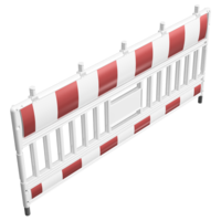 thumb-Werfhek Euro-barrier -  200 x 100 cm - rood/wit-2