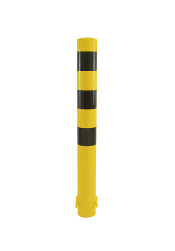 Rampaal Ø 159 mm om in te betonneren - geel/zwart 
