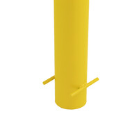 thumb-Rampaal Ø 159 mm om in te betonneren - thermisch verzinkt en gepoedercoat - geel/zwart-3