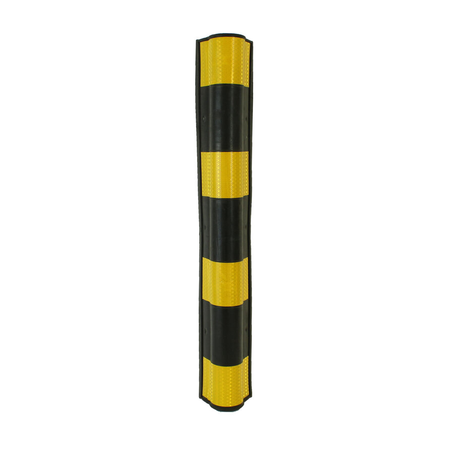 Protection d'angle 800x135x10 mm arrondi - jaune/noir-4