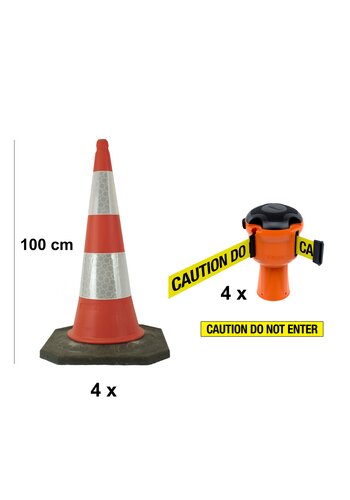 Skipper BIG kegel kit 81 m2 - Caution do not enter 
