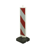 thumb-Balise de chantier Type 2 A+B + RA2 - 250 x 1000 mm - 5 stries-1