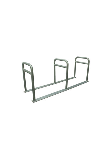Range à vélos avec 3 arceaux 2000 x 600 x 800 mm + tube tranversal 
