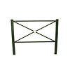 Groot pagode hek 158 x 80 cm hoogte - Groen Ral 6009