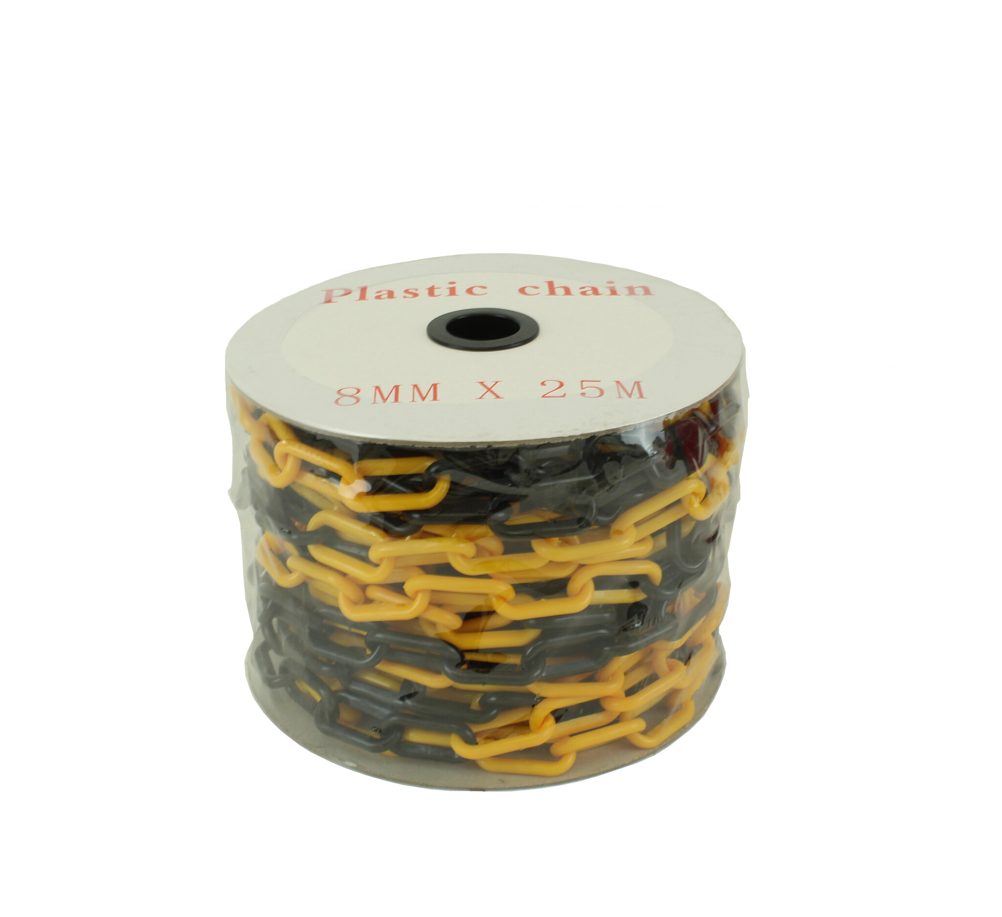 Chaîne De Signalisation En Plastique Noir - Diamètre 8 Mm, Longueur 2 M, Pour Délimitation, Décoration Ou Bricolage