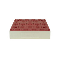 thumb-Îlot de circulation modulaire élément central rouge-1