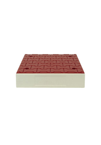 Îlot de circulation modulaire élément central rouge 