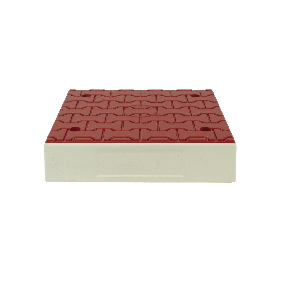 Îlot de circulation modulaire élément central rouge-1