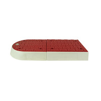 thumb-Îlot de circulation modulaire élément central rouge-3