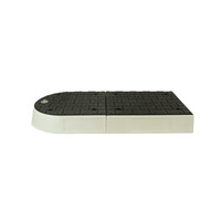 thumb-Îlot de circulation modulaire élément central noir-3