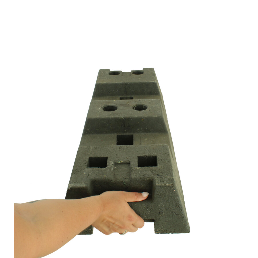 Socle pour clôtures de chantier - 16 kg-4