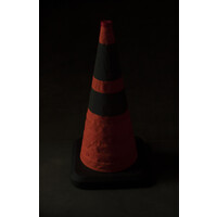 thumb-Cône de signalisation pliable lesté avec LED intégrée - 70 cm-8