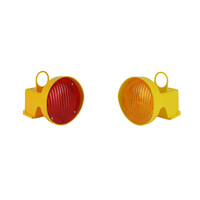 thumb-Lampe de chantier CONESTAR 1000 pour cônes - Jaune ( batterie excl. )-4