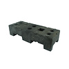 Bouwhekvoet - werfhekvoet - 22 kg - (HERAS) in gerecycleerde PVC