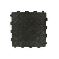 thumb-Dalle de sol en pvc recyclé - 490 x 490 x 50 mm-3