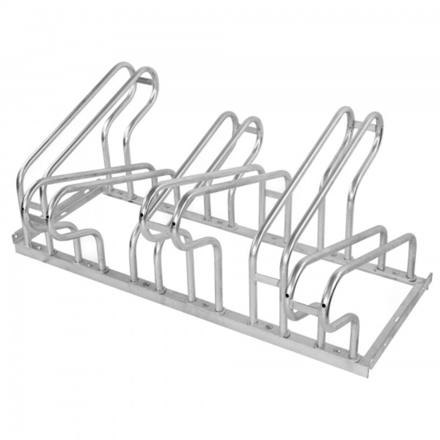 Support à vélos City avec supports classiques double face pour 6 vélos-1