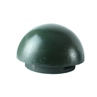 thumb-Uitneembare halve bol in gietijzer - RAL 6009-3