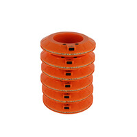 thumb-Set de 6 LED cone lights 360° synchronisable bleu-8