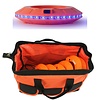Set de 6 LED cone lights 360° synchronisable bleu