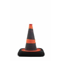 thumb-Cône de signalisation pliable lesté avec LED intégrée - 50 cm-3