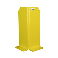 thumb-Protection d'angle en acier pour les rayons d'entrepôt - 150 x 150 x 400 mm-1