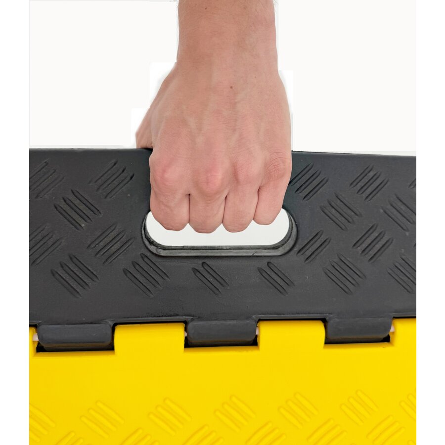 Kabelbeschermer DELUXE - 3 kanalen met handvat-3