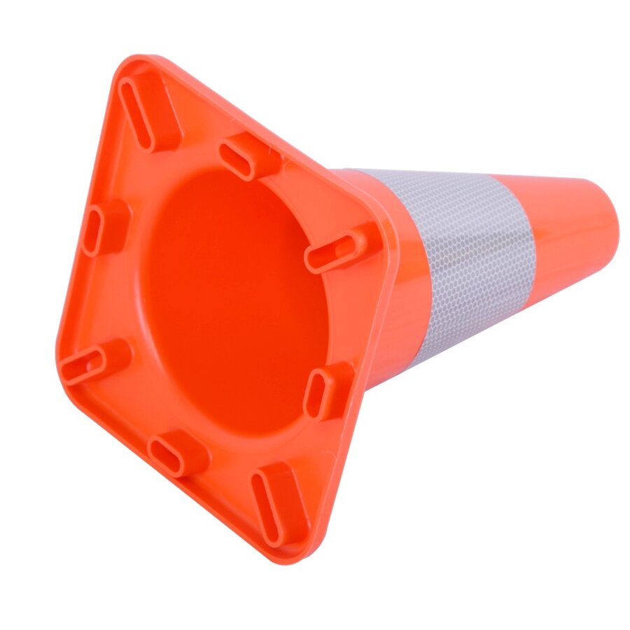 Cône de signalisation 30 cm PVC - très flexible + Classe 2-3