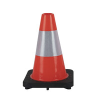 thumb-Cône de signalisation 30 cm PU - avec socle lesté + Classe 2-1