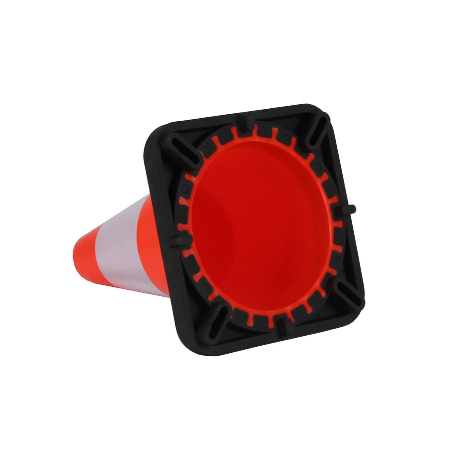 Cône de signalisation 30 cm PU - avec socle lesté + Classe 2-2