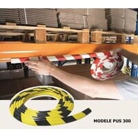 thumb-Mousse de protection pour coins - 400 x 75 x 75 x 15 mm - jaune/noir-4