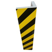 thumb-Rubberen stootrand voor hoekbescherming in garages. parkings - 400 x 75 x 75 x 15 mm - geel/zwart-10