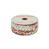 Chaîne de balisage en PVC - Ø 6 mm - 25 m - rouge/blanc