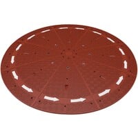 thumb-Rubberen rond punt Ø 300 x 10 cm uit rood gevulkaniseerd rubber-1