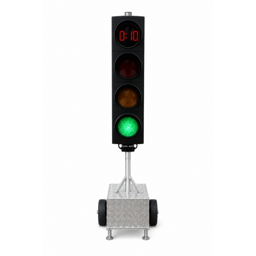 Tijdelijk verkeerslicht Berghaus MPB 1400 met aftelklok-1